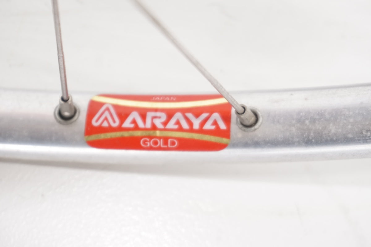 ARAYA 「アラヤ」 GOLDリム SHIMANO DURA-ACE TRACK HB-7600ハブ