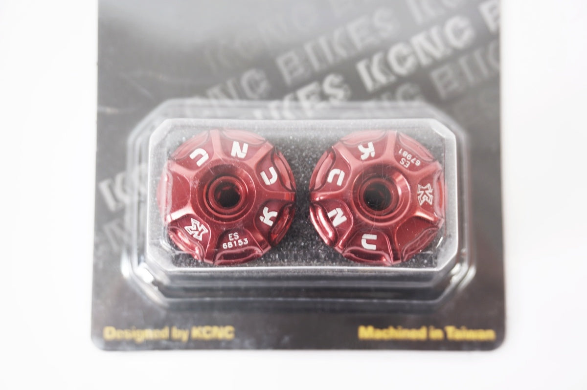 KCNC 「ケーシーエヌシー」 CNC BAR END PLUGS バーエンドキャップ / バイチャリ世田谷店