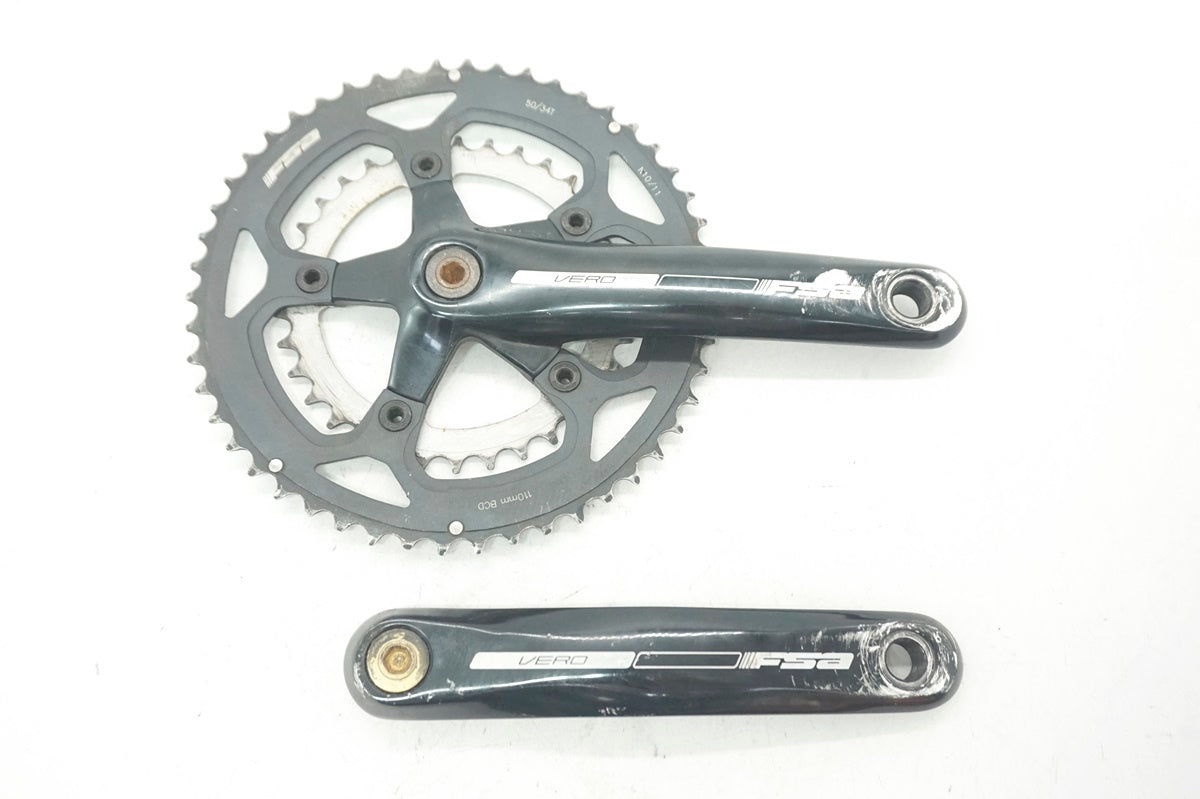 Amazon.com : FSA, Vero Double, Crankset, Speed: 10/11, BCD
