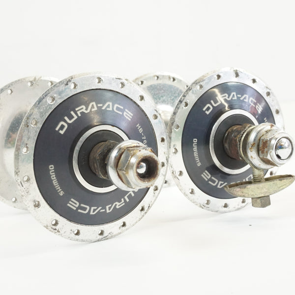 SHIMANO 「シマノ」 DURA-ACE HB-7600 前後ハブセット / 宇都宮