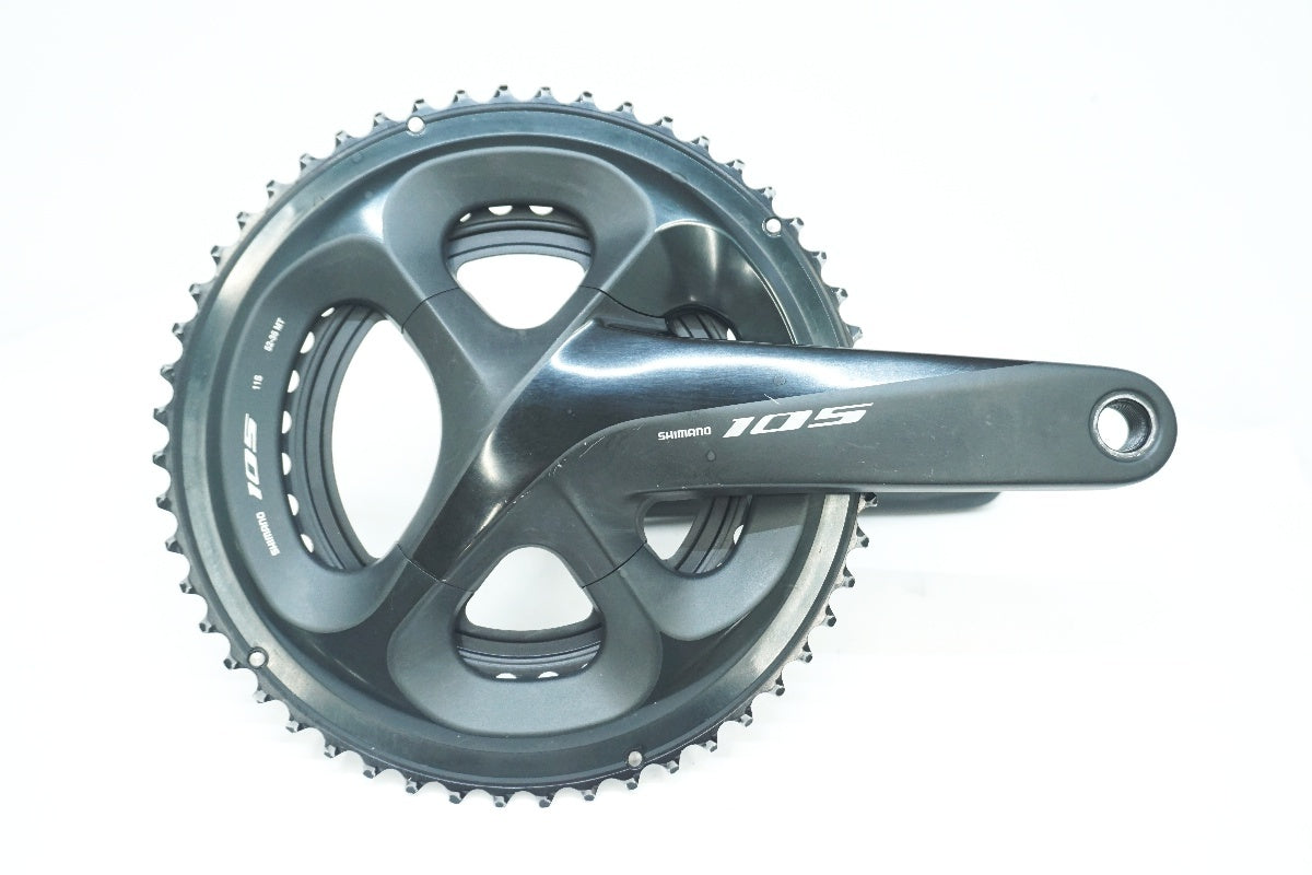【中古　美品】FC-R7000 170ｍｍ 52-36T ブラック 11S SHIMANO 「シマノ」 105 FC-R7000 52-36T 170mm クランク / 大阪美原北