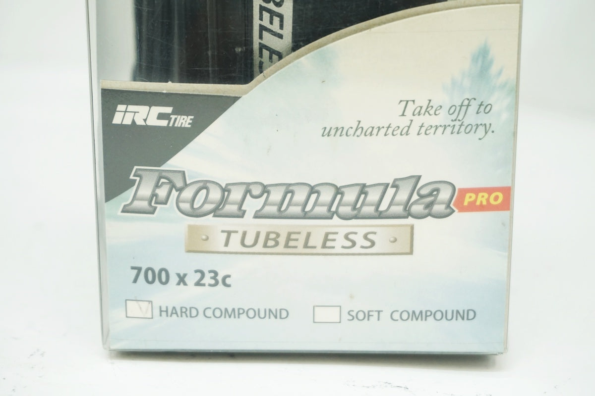 IRC 「アイアールシー」 FORMULA PRO TUBELESS 700x23C タイヤ / 大阪美原北インター店