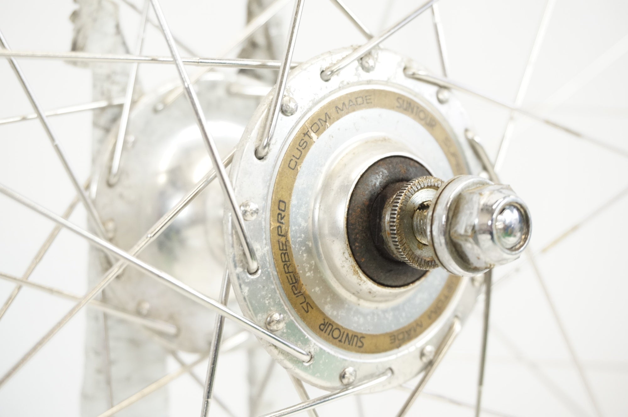 ARAYA 「アラヤ」 GOLD WORLD CHAMPION リム SUNTOUR SUPERBE PRO ハブ シングル ホイールセット / 宇都宮店