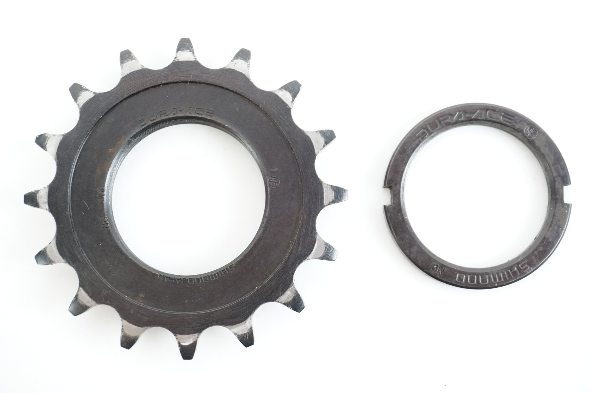 ピスト★DURA-ACE ★グレーアルマイトチェンリング！ SHIMANO DURA-ACE Lock Ring