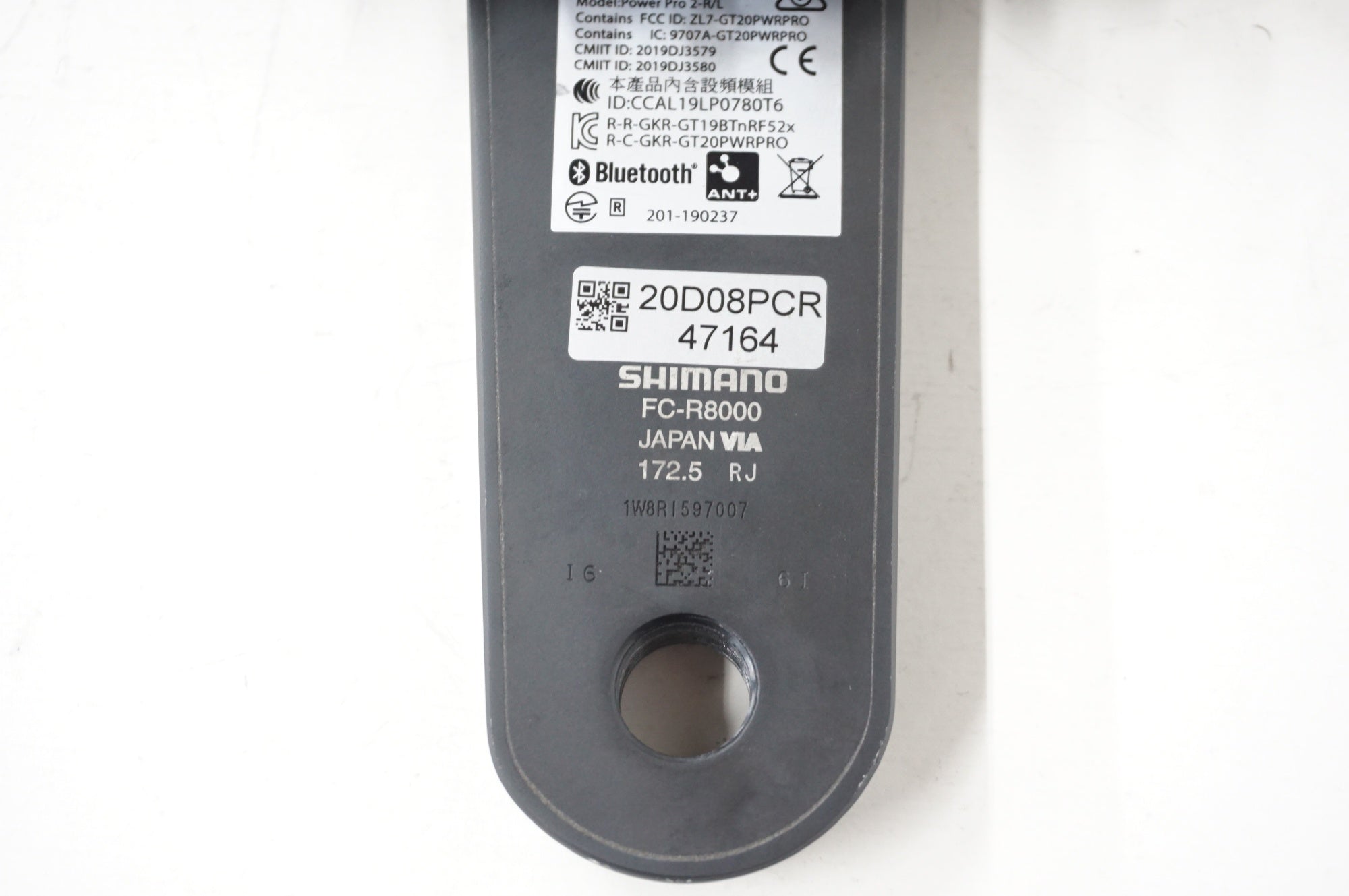 GIANT 「ジャイアント」 POWER PRO SHIMANO FC-R8000 50-34T 172.5mm パワーメータークランク / 熊谷本店