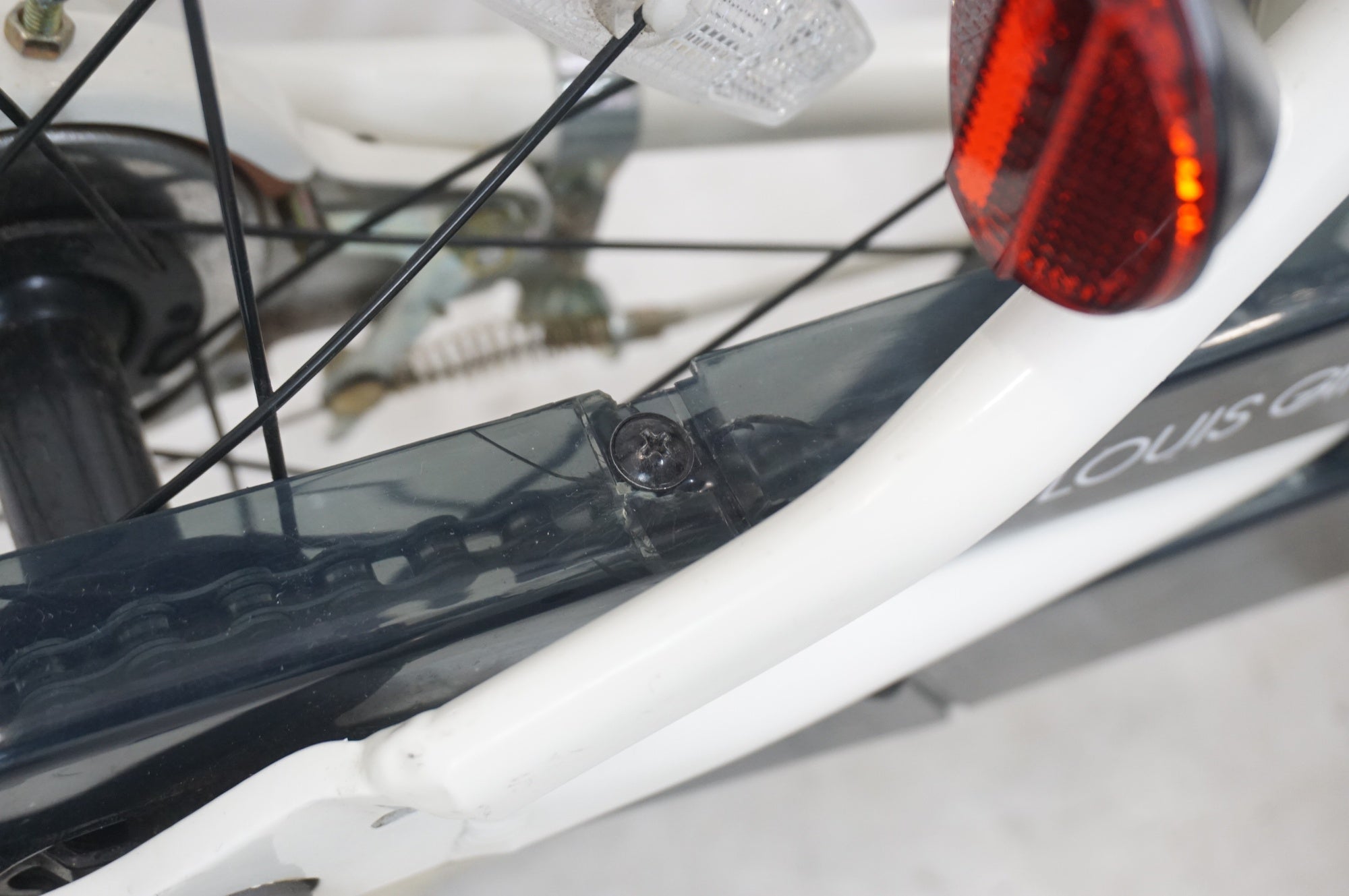 ☆引き取り限定☆ LOUIS GARNEAU 18インチ Louis Garneau キッズ自転車 ホワイト 引き取り限定 18インチ