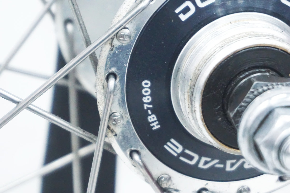 SHIMANO 「シマノ」 DURA-ACE HB-7600ハブ/H PLUS SUNリム ピスト リア