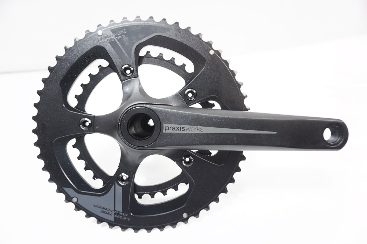 PRAXIS WORKS 「プラクシスワークス」 LEVA TIME COLD FORGED 52-36T 172.5mm クランクセット / バイチャリ世田谷店