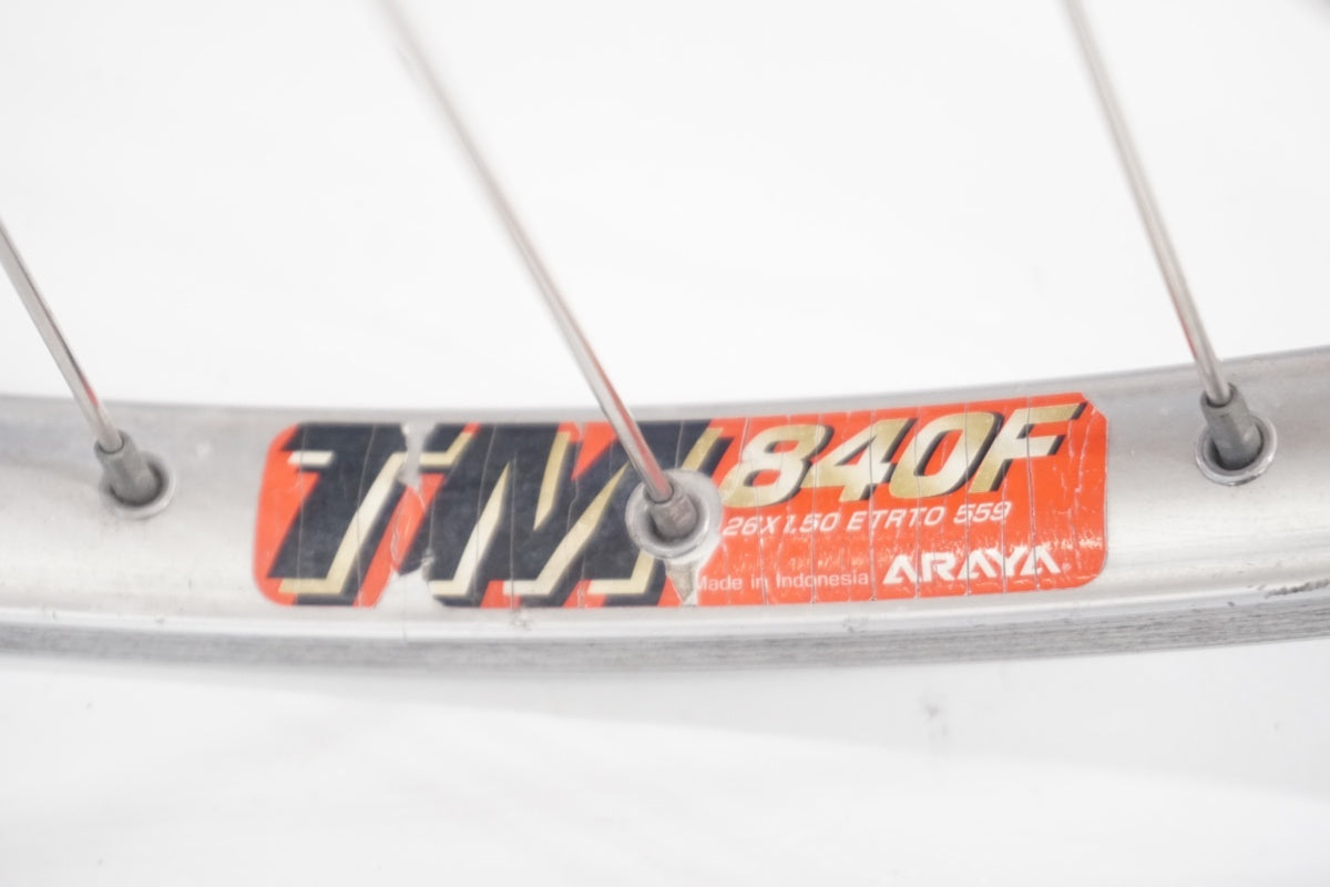 ARAYA 「アラヤ」 TM 840F リム SHIMANO DEORE LX FH-M570 ハブ SHIMANO8-9速 リアホイール / 滋賀大津店