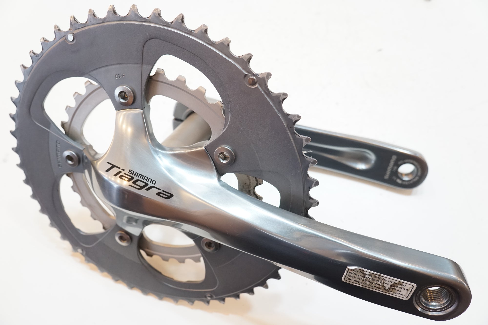 【新品未使用】Shimano Tiagra クランクセット 50/34 170 Yahoo!オークション -「シマノ クランク 170 50-34」の落札相場