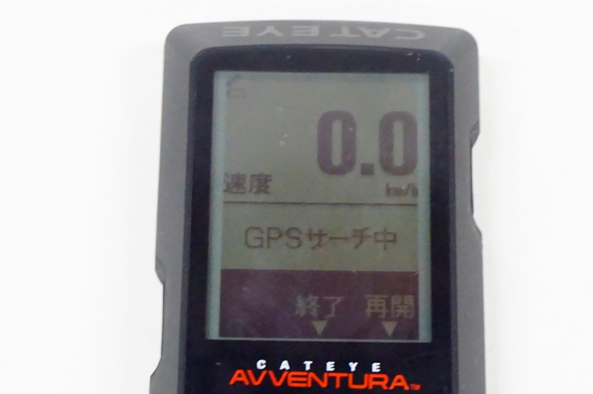 CATEYE AVVENTURA サイクルコンピューター 本体 付属品付き CATEYE 「キャットアイ」 AVVENTURA CC-GPS200 サイクルコンピューター