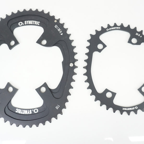 激安本物 O.SYMETRIC 「オーシンメトリック」 52/38T チェーンリング パーツ