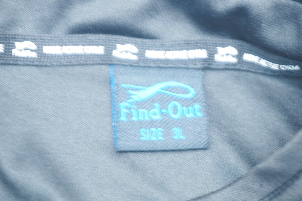 FIND-OUT 「ファインドアウト」 3Lサイズ 半袖ジャージ / 大阪門真店
