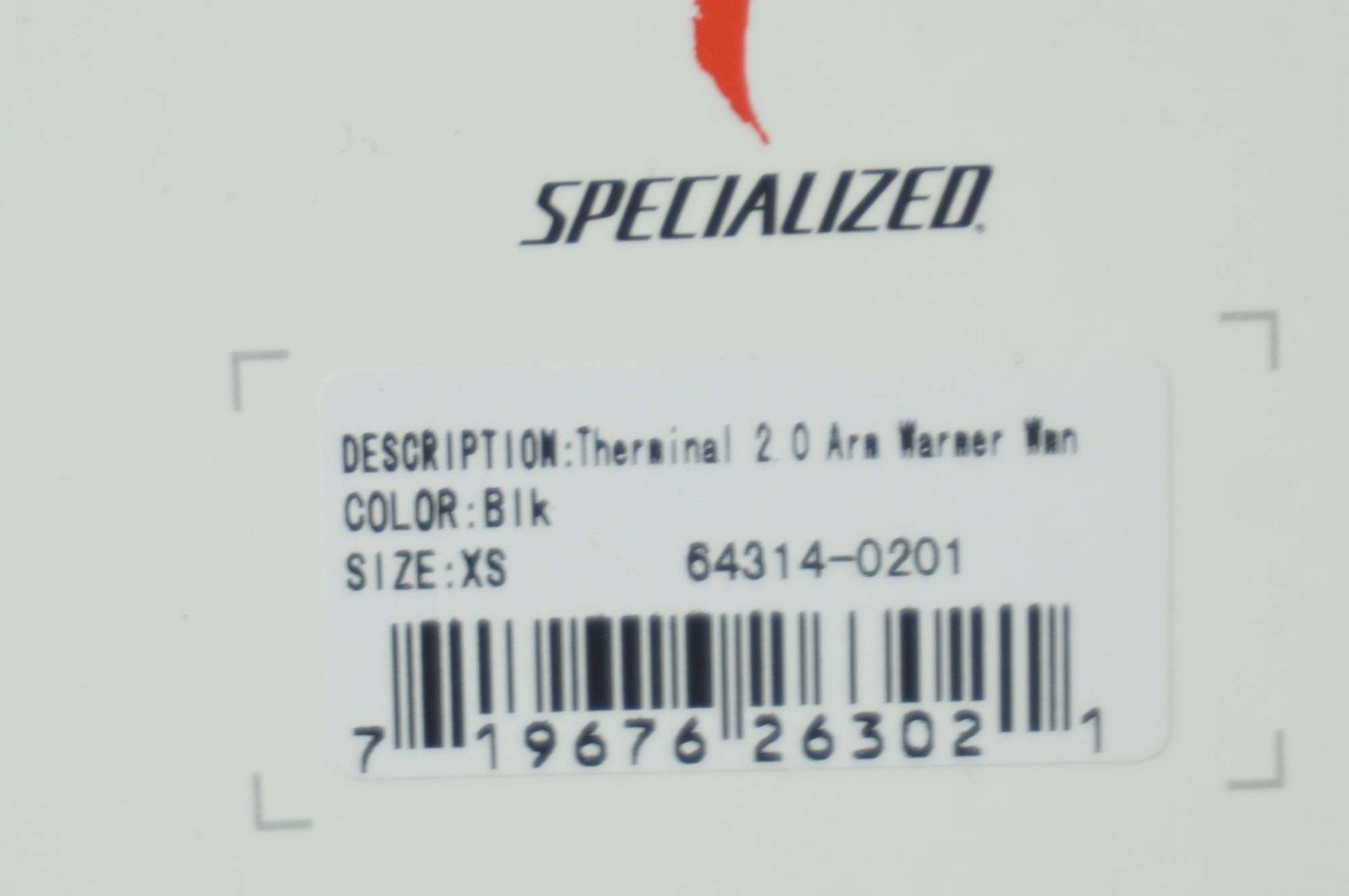 SPECIALIZED 「スペシャライズド」 THERMINAL 2.0 ARM WARMERS XSサイズ アームウォーマー / 世田谷店