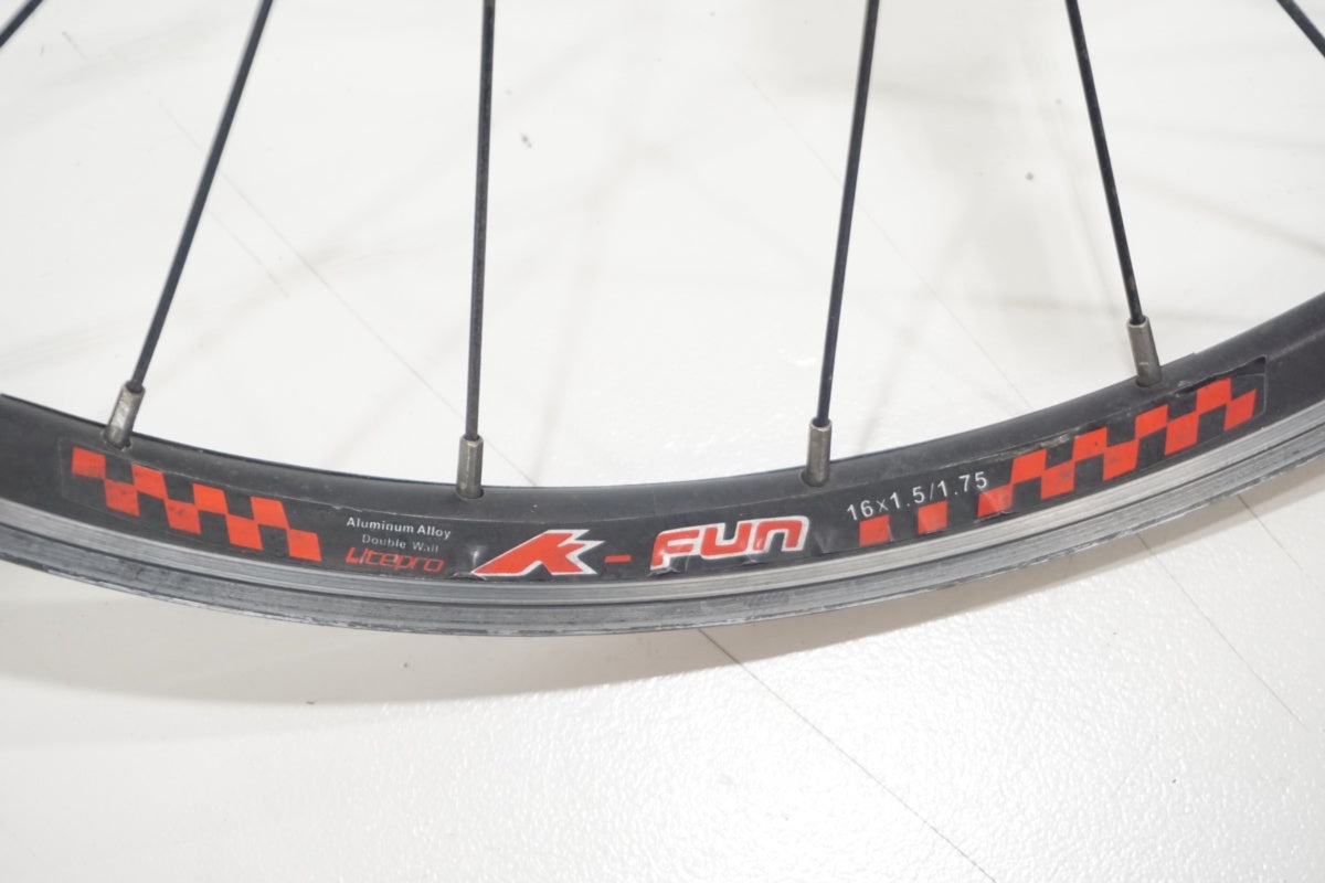 K-FUN 「ケーファン」 16インチ SHIMANO11速 ホイールセット  / 滋賀大津店