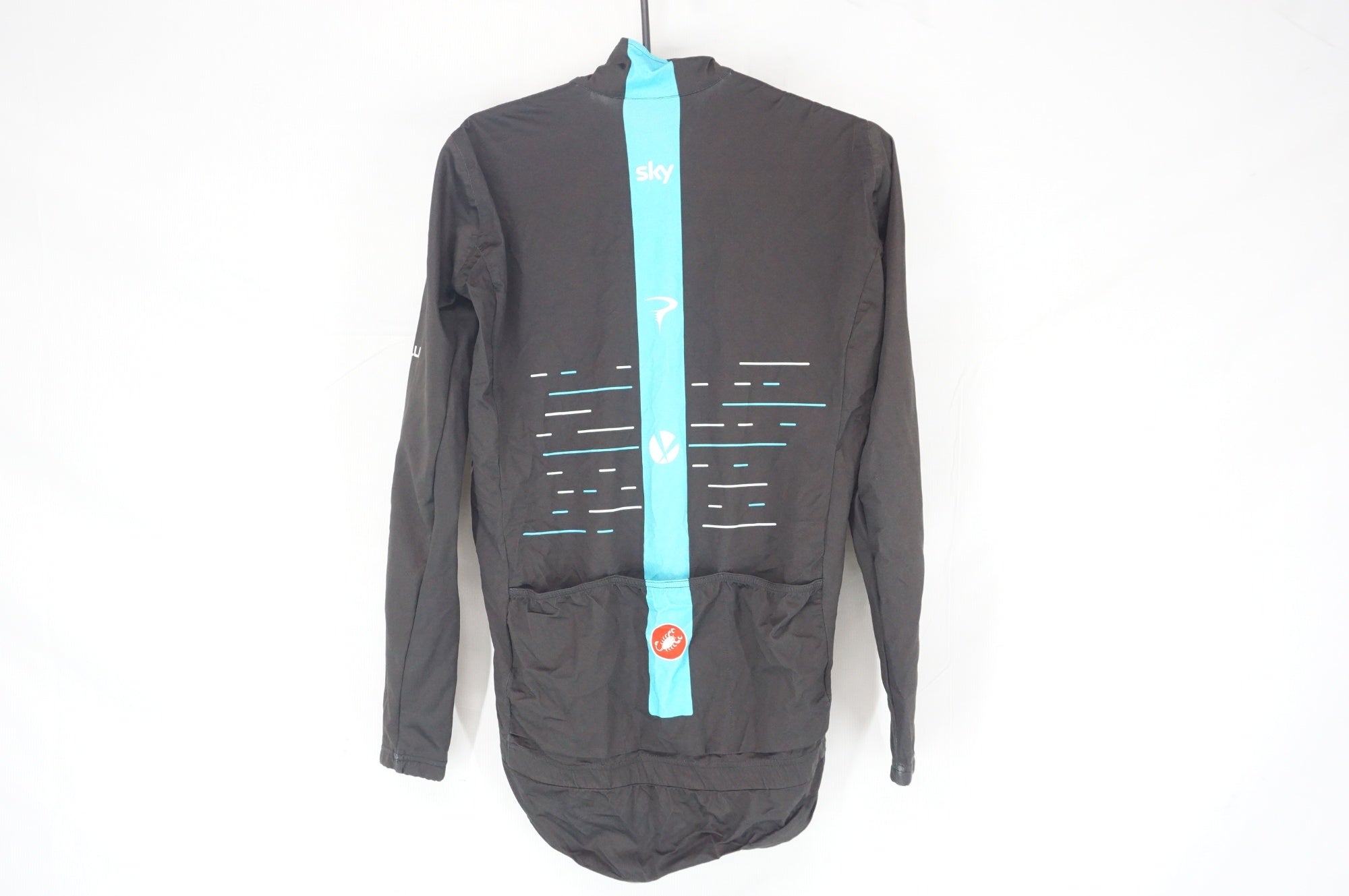 カステリ　チームSKY サイクルジャージ　Sサイズ CASTELLI ( カステリ ) 半袖ジャージ TEAM SKY FAN 19 WOMENS