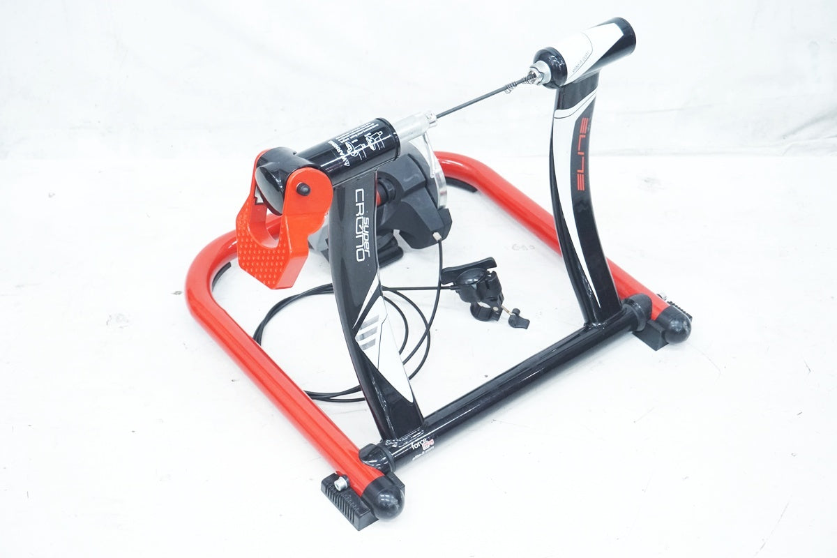 Elite製サイクルトレーナー SuperCrono Mag Force ELITE SuperCrono POWER MAG Trainer Testing - YouTube