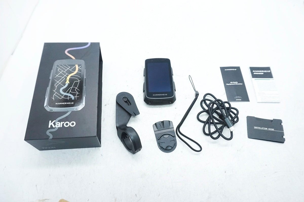 【Hammerhead】 Karoo サイクルコンピューター 本体 Hammerhead Karoo サイクルコンピュータ, クリア | Bikeinn