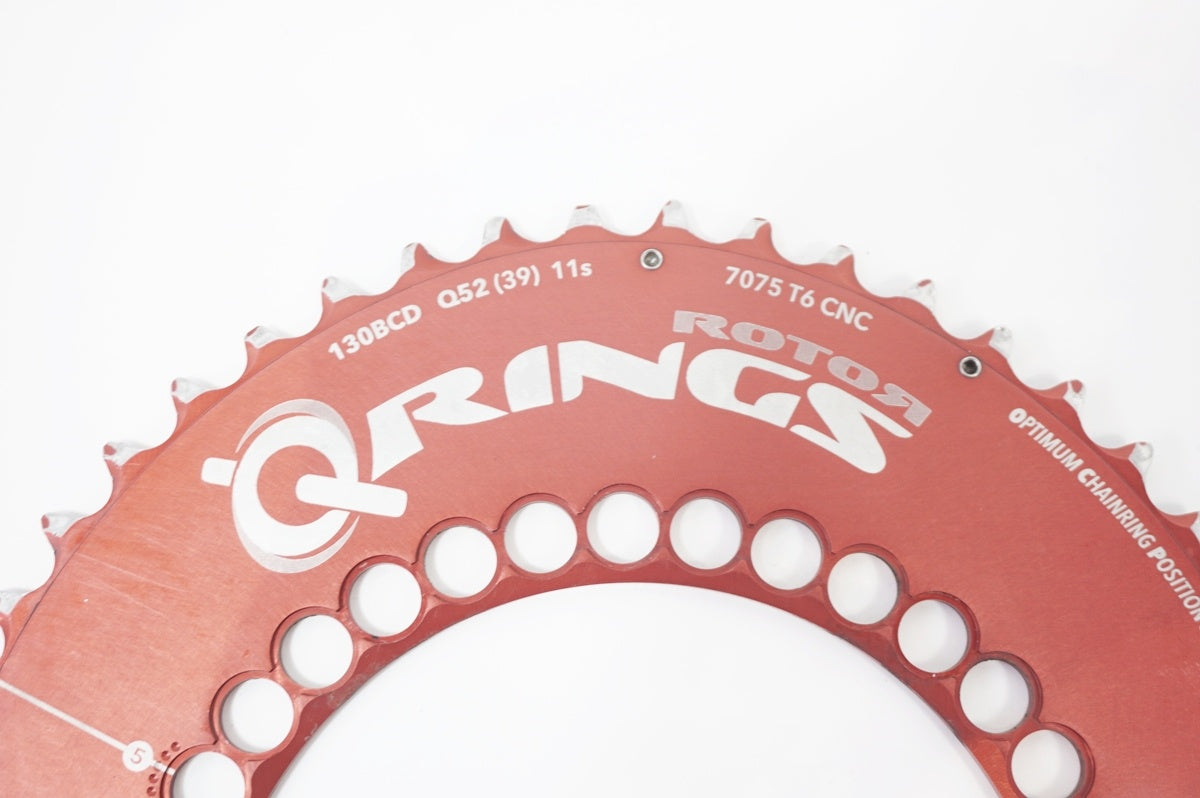 ROTOR 「ローター」 Q-RINGS 130BCD 52-39T チェーンリングセット / バイチャリ世田谷店