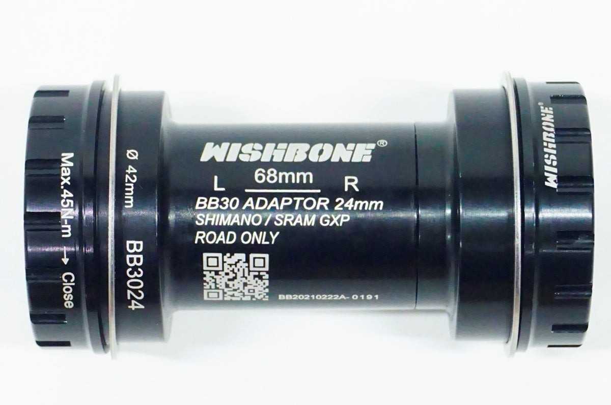 WISHBONE BB3024 ボトムブラケット 68mm WISHBONE 「ウィッシュボーン」 BB3024 ボトムブラケット