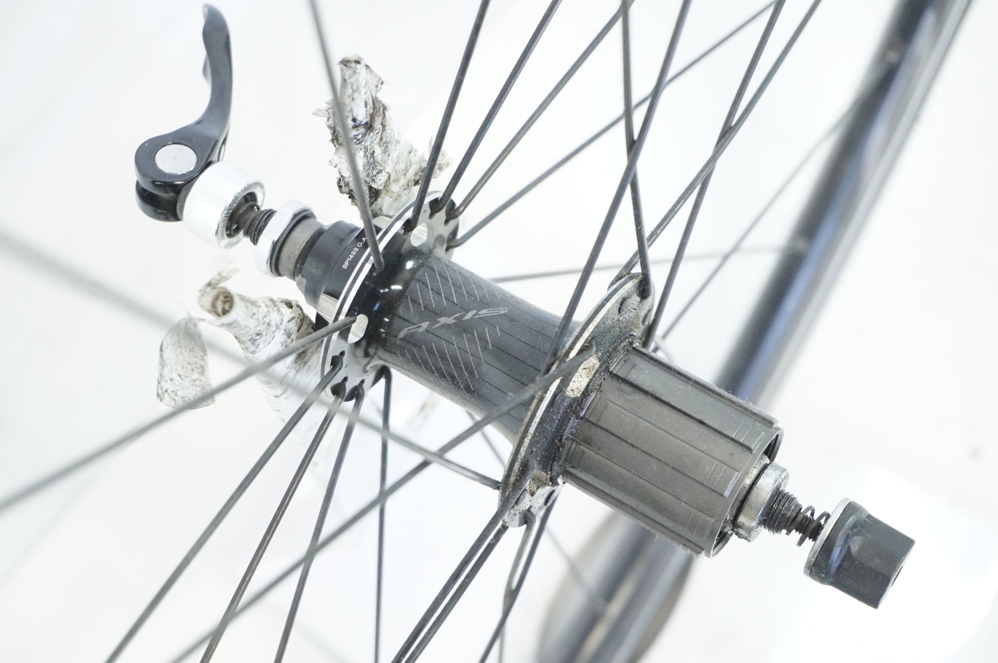 ◻️メンテ済 AXIS 2.0 622×17 フロントホイール クイック付 AXIS 「アクシス」 2.0 SHIMANO 11s ホイールセット / 宇都宮店