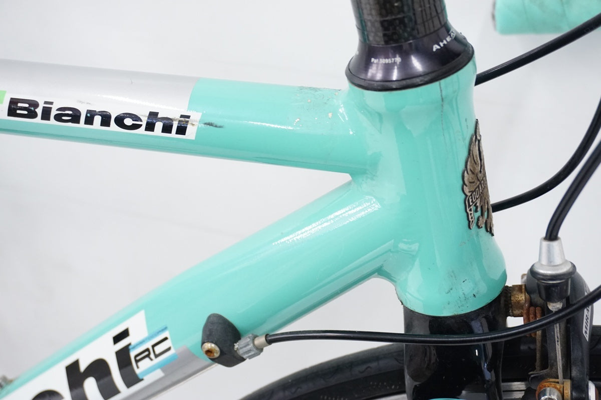 20-60代 人気ファッションブランド VIA BIANCHI「ビアンキ」 ジャンク NIRONE 2006年頃 LIQUIGAS 7 ロードバイク