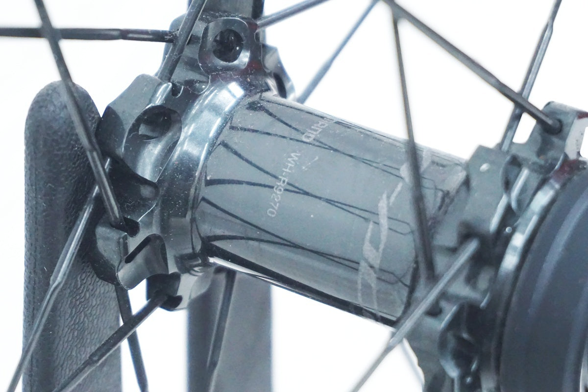 DURA-ACE C36 ディスク 12速 前後セット 走行約100km 美品 SHIMANO 「シマノ」 DURA-ACE C36 WH-R9270 シマノ12速 ホイールセット