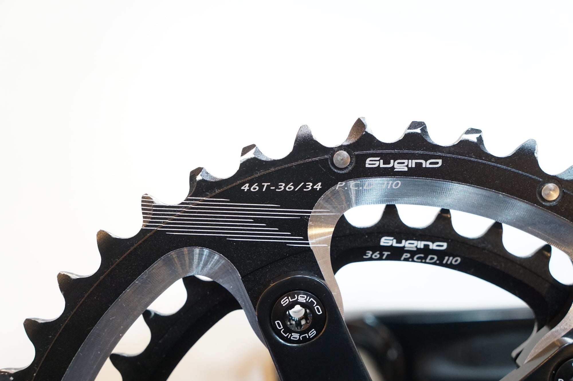 SUGINO 「スギノ」 OX-801D 46-36T 167.5mm クランクセット/ バイチャリ浦和ベース