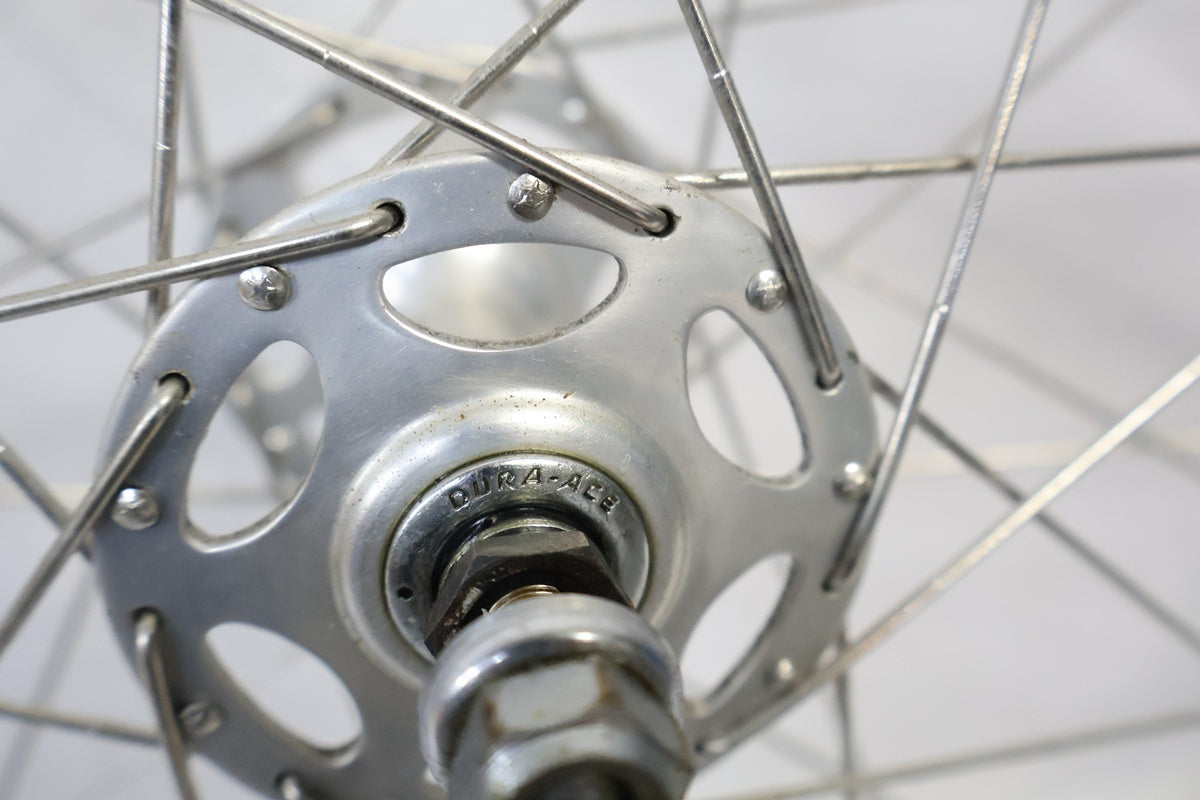 SHIMANO 「シマノ」 ハブ DURA-ACE リム ブランド不明 ピスト ホイール