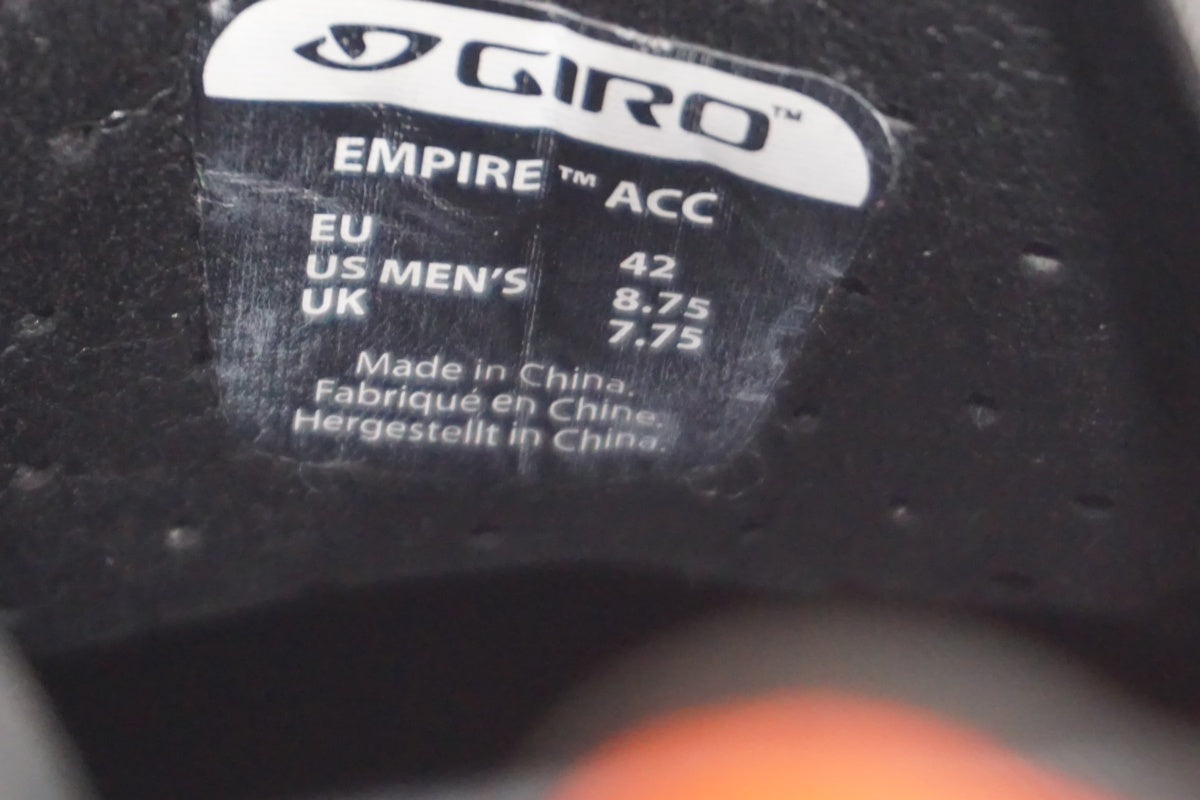 GIRO　エンパイアACC　42サイズ GIRO 「ジロ」 EMPIRE EASTON EC90 ACC EU42サイズ シューズ / 滋賀