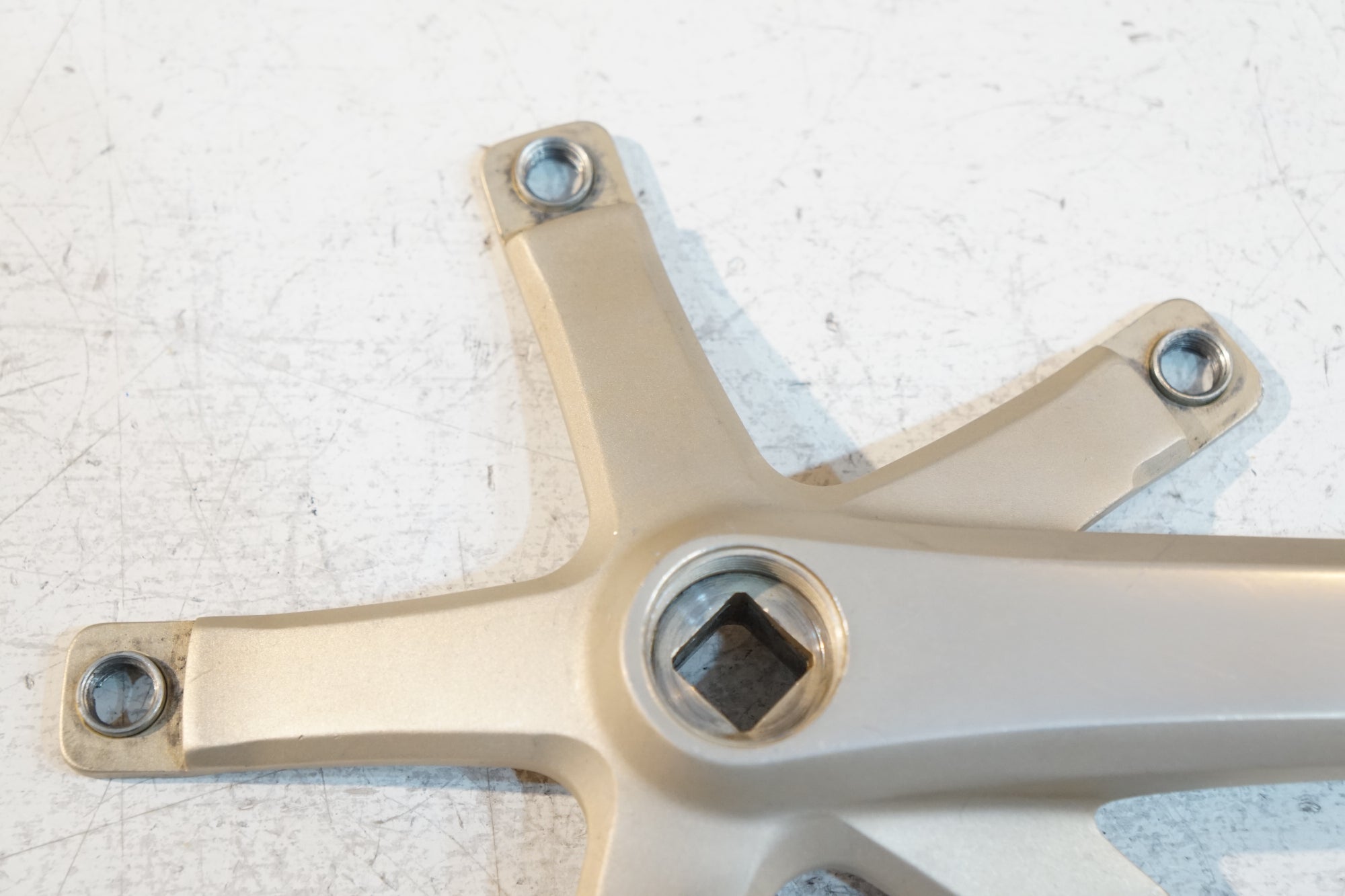SUGINO 「スギノ」 GRAND MIGHTY 165mm NJS CRANK CHAMPAGNE GOLD