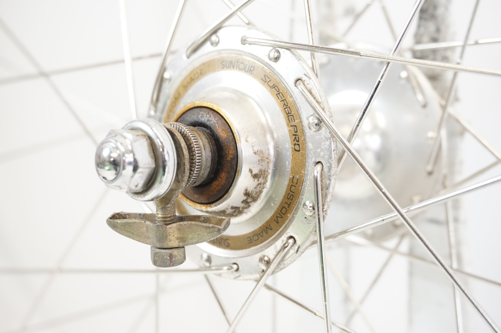 ARAYA 「アラヤ」 GOLD WORLD CHAMPION リム SUNTOUR SUPERBE PRO ハブ シングル ホイールセット / 宇都宮店