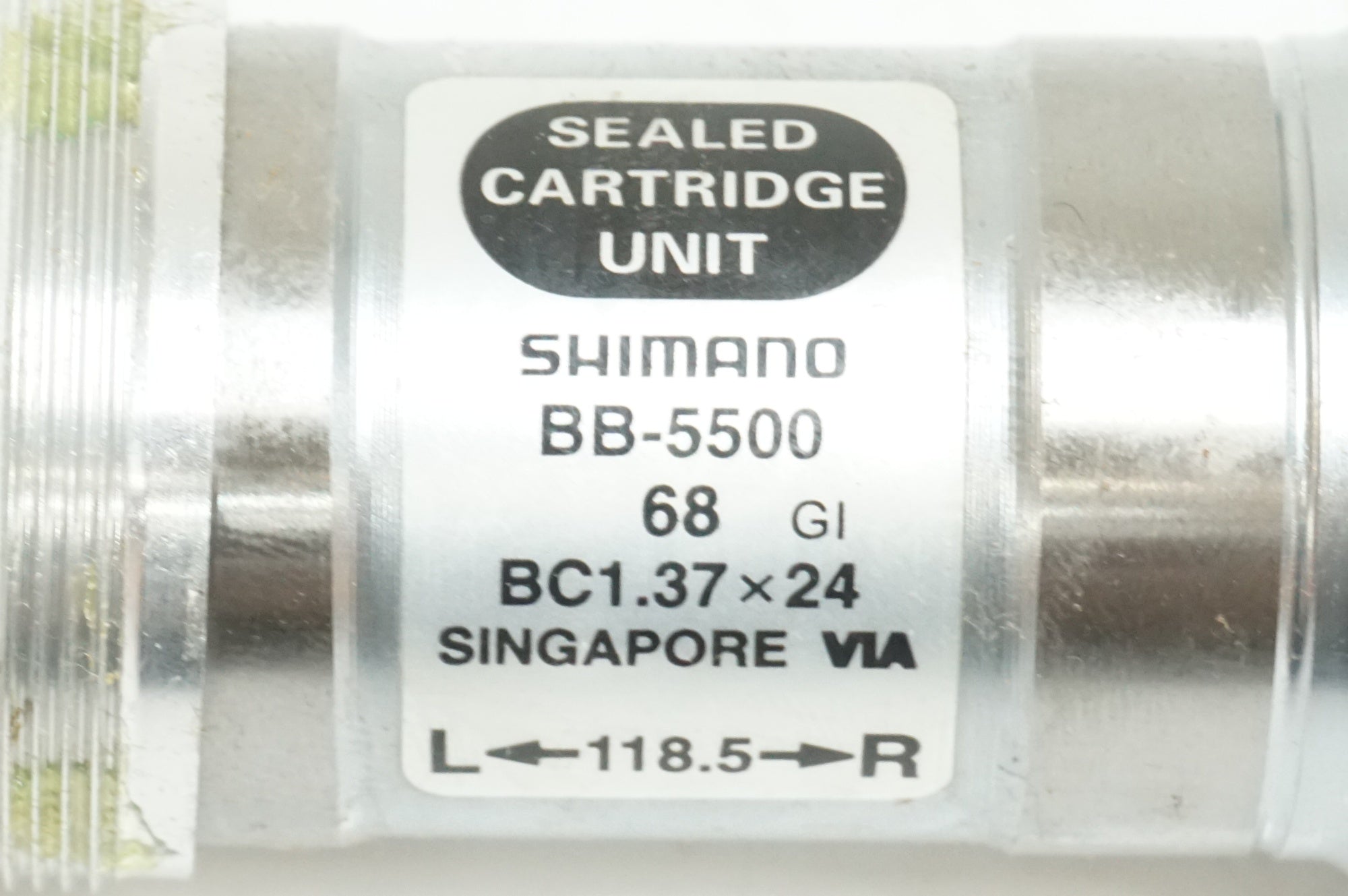 SHIMANO 「シマノ」 105 BB-5500 68mm BSA BC1.37x24 118.5mm ボトムブラケット / 大宮店