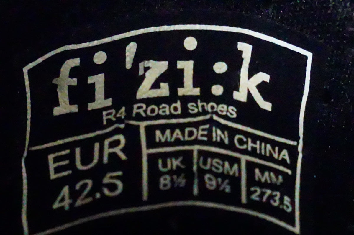 FIZIK 「フィジーク」 R4 ROAD SHOES EU42.5 シューズ / 名古屋大須店