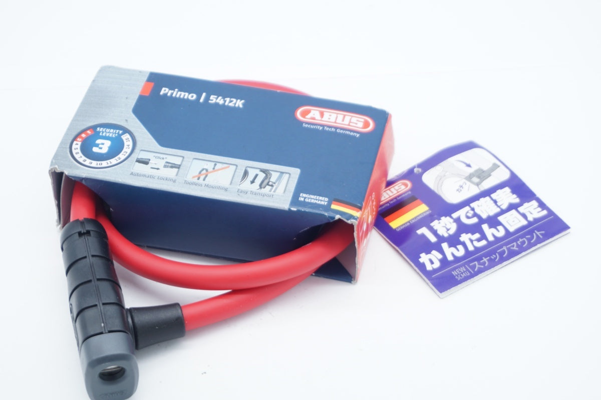 ABUS 「アブス」 PRIMO 5412K ワイヤーロック / 京都八幡店