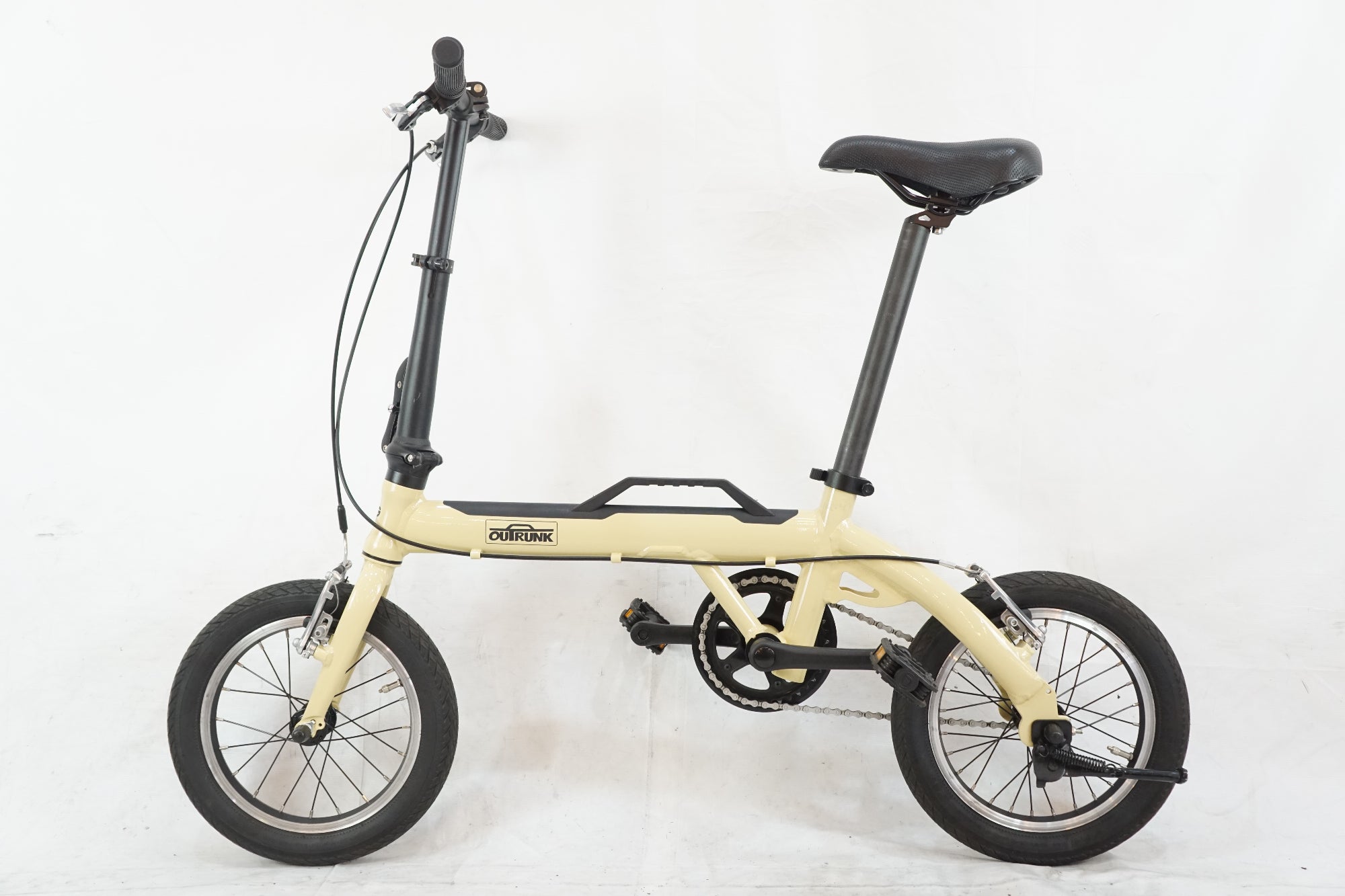 ASAHI 「アサヒ」 LOG OUTRUNK 14インチ 年式不明 折り畳み自転車 / バイチャリ浦和ベース